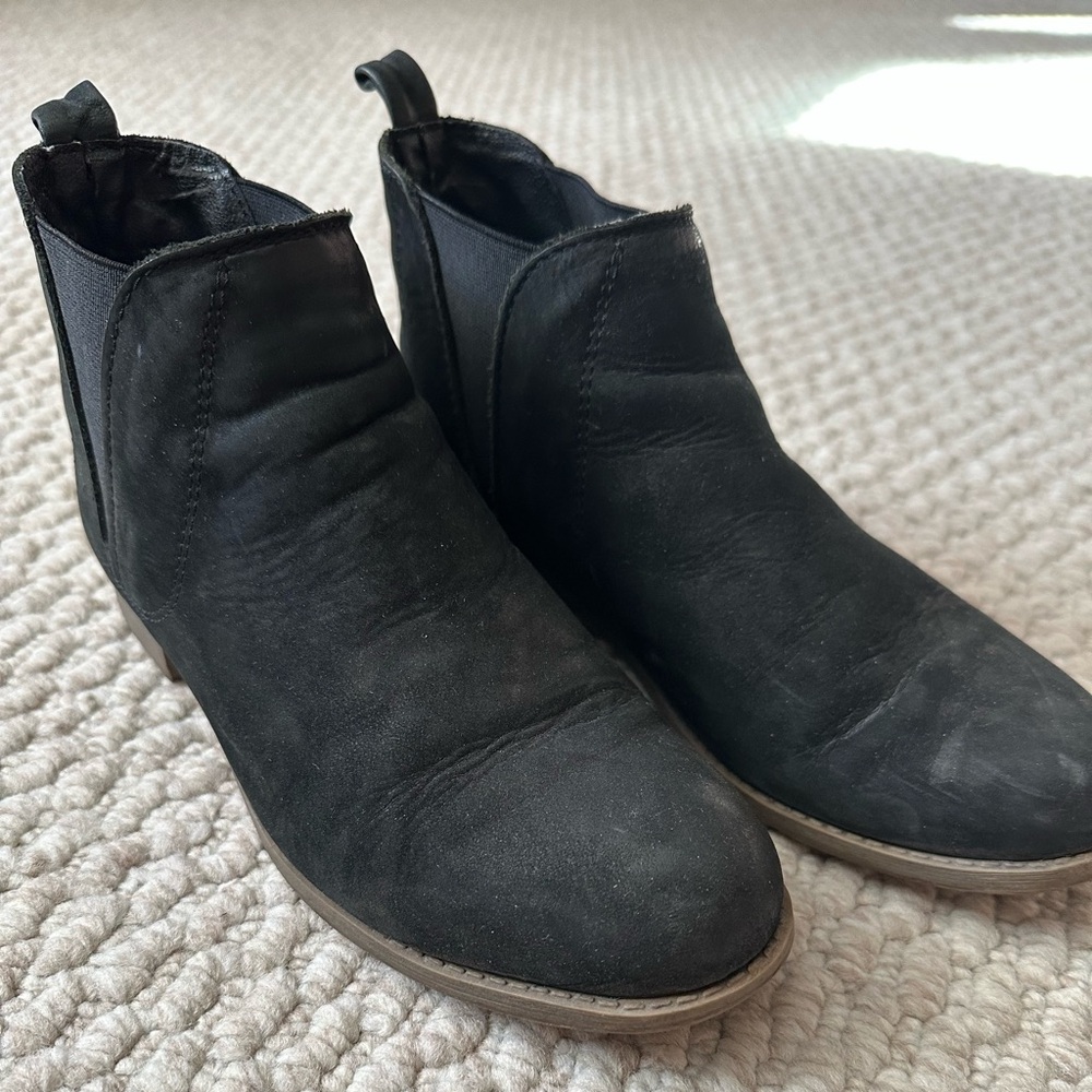 Steve Madden Charcoal Ankle Boots